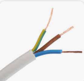 IEKO 3 Core Art 2.5mm CCA Wire – 50/0.10 mm Cable, 100 Yards Roll for Electrical Use