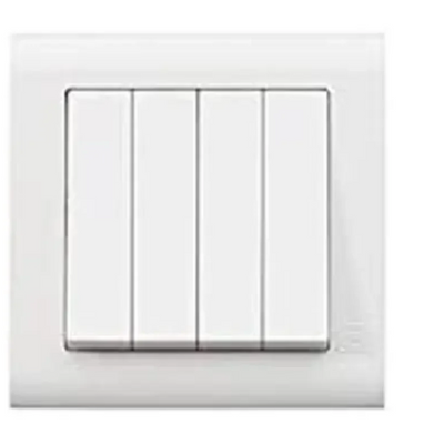 4G 1W Switch in White