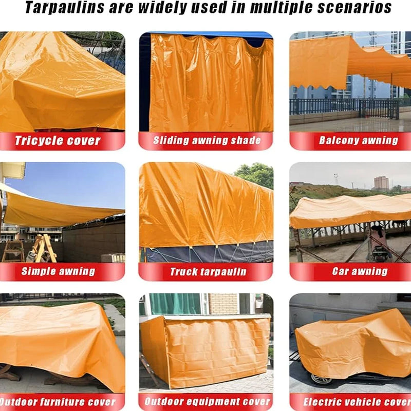 Tarpaulin Orange 40x40