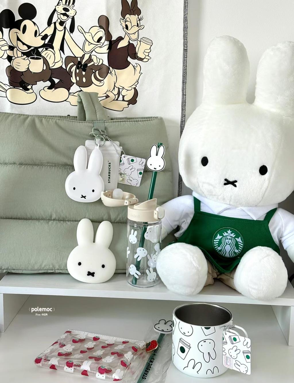 miffy starbucks  is a famous white cartoon bunny created by Dutch artist Dick Bruna in 1955.