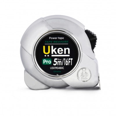 Measuring Tape 5 Mtr (19MM) Chrome Brand: Uken