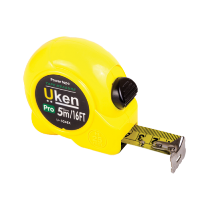 Measuring Tape 5 Mtr (19mm) Yellow Uken