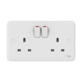 Schneider Electric Switched Socket 2 Gang White