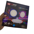 Wintex LED panel light 12+6 Watts (Full Power).