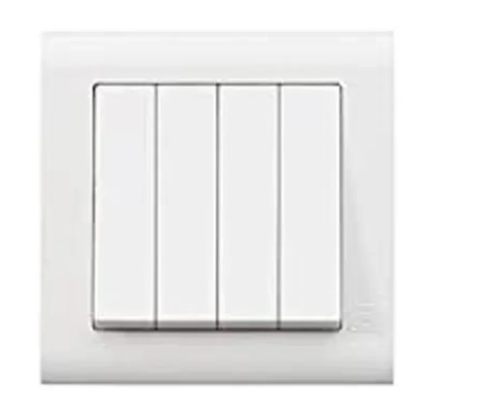 4G 1W Switch in White
