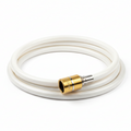 PVC flexible pipe head in gold finish, measuring 60 cm.